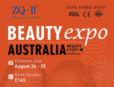 Svarbiausi ZQ-II medicininės odos priežiūros priemonės „Beauty Expo Australia 2024“