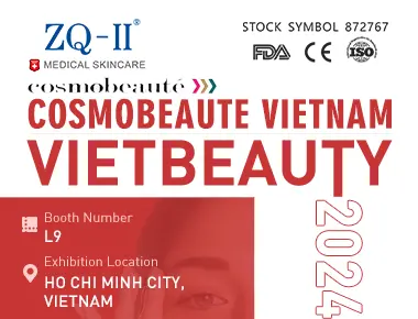 „The Vietbeauty x Cosmobeauté Vietnam 2024“: „ZQ-II“ medicininės odos priežiūros akcentai